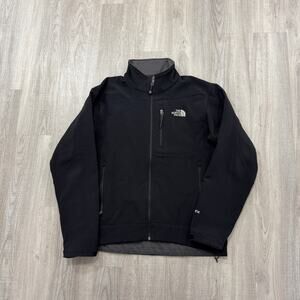The North Face Apex Softshell Jacket Men's Medium Black Full Zip Outdoors Hiking